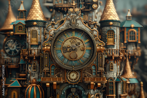  city, steampunk, industrial, gears, machinery, Victorian, retro-futuristic, steam, technology, clockwork, brass, pipes, dystopian, urban, mechanical, gears, steam engine, invention, innovation, cyber