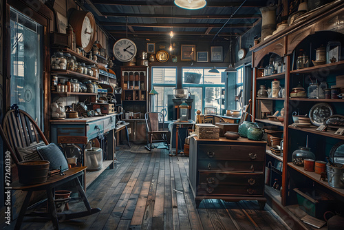 Nostalgic Kansas City Antique Shop filled with Historical Treasures and Timeless Wares