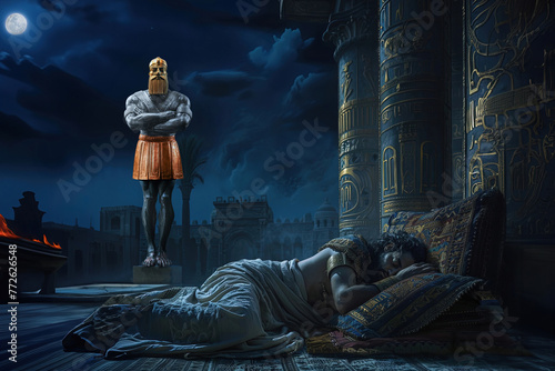 King Nebuchadnezzar's Dream of a Statue