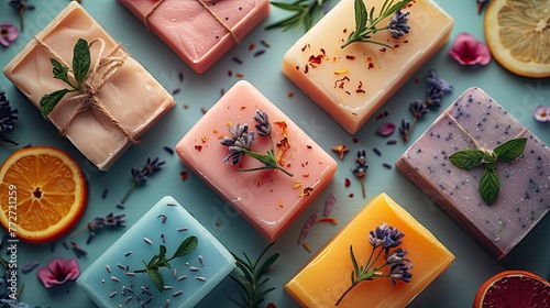 Someone crafting homemade soap as gifts for friends