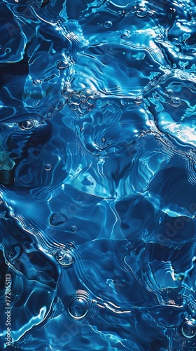 Close-up of rippling water with light reflections