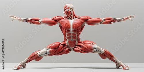 3d rendered illustration of a Human skeleton, Human body anatomy 