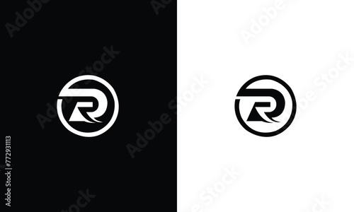d r dr rd initial logo design vector symbol graphic idea creative