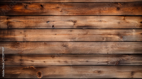 Close-up wooden wall with abundant wood boards