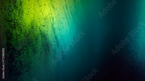 Abstract calm rain drops background surface in soft green gradient colors for presentation decoration - promo digital backdrop