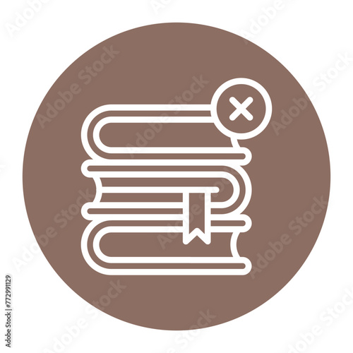 No Education icon vector image. Can be used for Homeless.