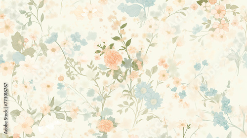 abstract floral background wallpaper pattern for interior design 