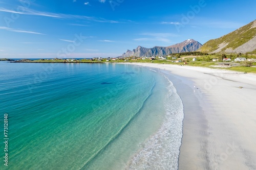 The Lofoten island summers day