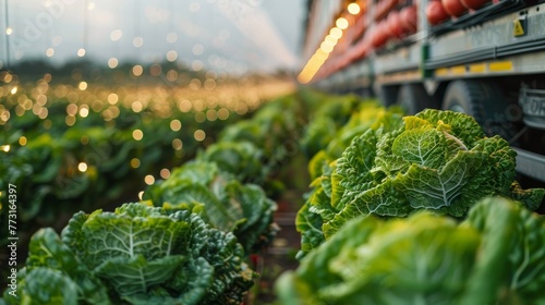 A smart agricultural setup integrating IoT and Industrial