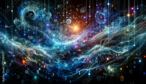 Digital Dimensions Unfold in Cosmic Choreography of Data and Light