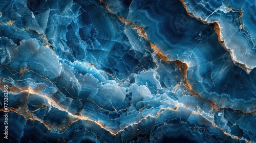 Blue marble wavy background texture