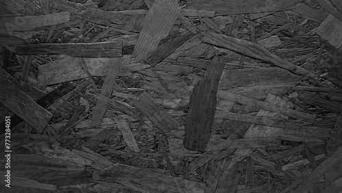 Black gray patch wood texture background. Black and white plywood scrap texture surface