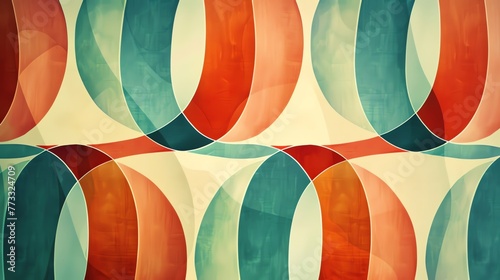 Abstract Retro Line Background 