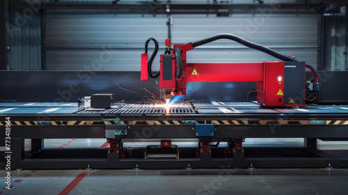 A versatile and efficient plasma cutter, suitable for cutting various materials, including metals, ceramics, and plastics, with high precision and speed