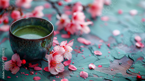 桜と抹茶
