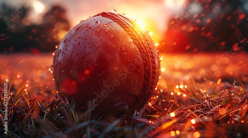 Witness the artistry of a cricket ball's shine, its polished surface reflecting the skill and dedication of the bowler who seeks to master its flight.