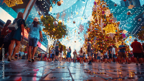 Travel Photography: Melbourne's Lively Christmas Scene 