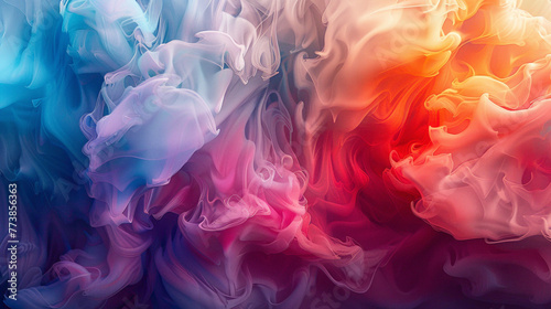 Delve into the enchanting allure of a gradient, where colors intertwine to form a splendid display of hues, portrayed vividly in high-definition clarity.