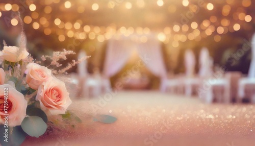 Wedding reception background