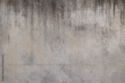 Texture of gray dirty concrete wall