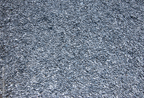 Blue gray gravel texture background.