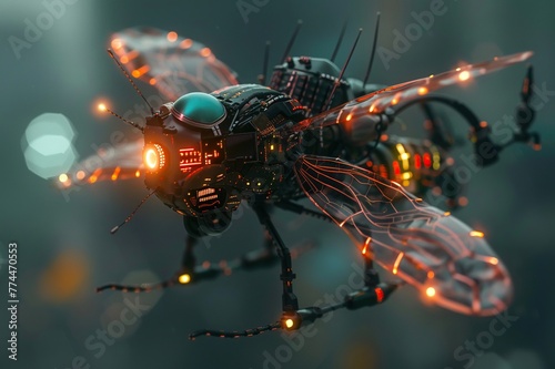 A dragonfly drones equipped with surveillance tech and microexplosives, flit through the air, the smallest soldiers in the urban warzone 