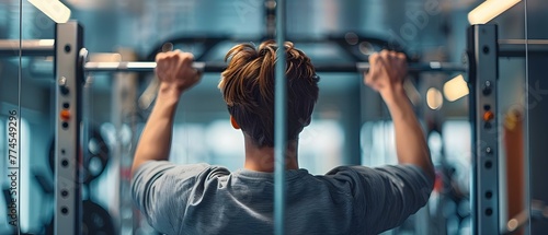 Person effectively using lat pulldown machine to engage back muscles. Concept Strength Training, Workout Technique, Lat Pulldown, Back Muscles, Fitness Form