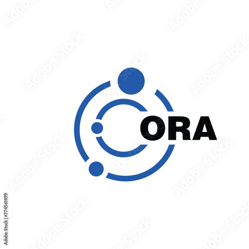 ORA letter logo design on white background. ORA logo. ORA creative initials letter Monogram logo icon concept. ORA letter design