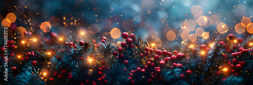 Christmas Lights on a Dark Background Festive Glow, The potential of gene editing in treating metabolic disorders 