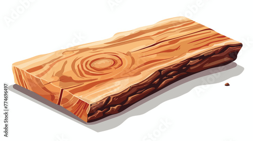 Wood friction on Smooth Surface flat vector