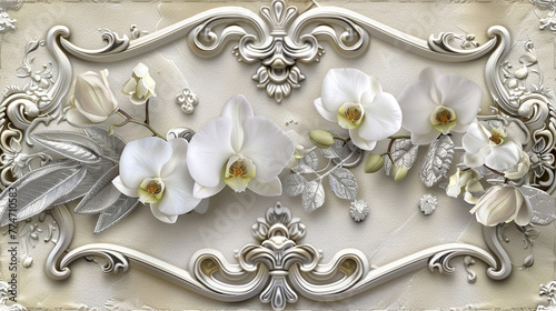 An ultra-HD image of a birthday card background that combines the timeless luxury of ivory parchment