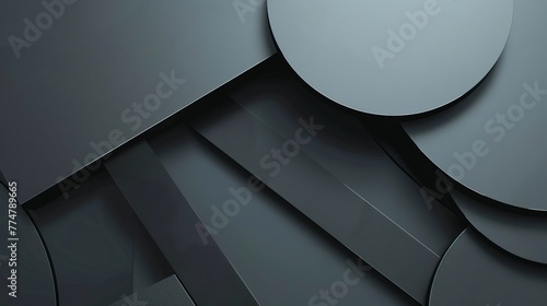 Abstract shapes overlapping in a monochromatic palette, abstract , background