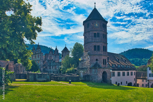 The ruins of the monastery Hirsau near Calw in Germany