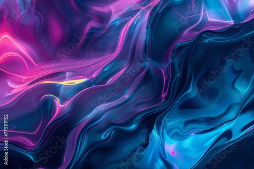 Mesmerizing holographic marble surface texture