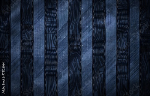 A denim texture with classic blue stripes, offering a casual and familiar background for fashion or lifestyle banners