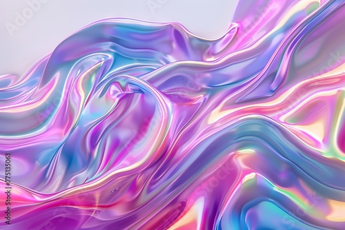 Dynamic Holographic Marble Backdrop Texture