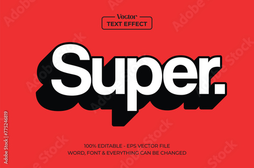 Hypebeast Style Editable Text Effect for clothing brand or T shirt