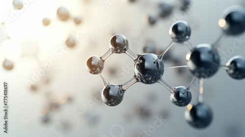 3D biochemical molecular structure