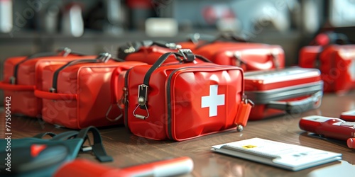 Emergency Preparedness: Organized emergency kits, evacuation plans, and safety measures.