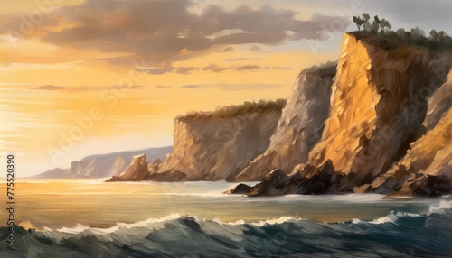 comics drawing painting sketcha art cliff nautical marine sea ocean water nature outdoor landscape
