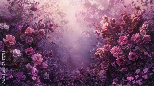 Transporting you to a realm of dreams, where hues of plum and blush paint a canvas of nostalgia.