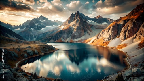 Breathtaking Lake in Mountains: A Visual Delight for Nature Enthusiasts