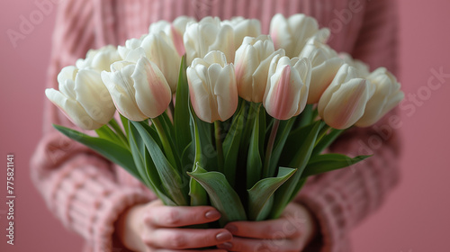 Zarte Frühlingsgrüße: Ein Strauß Tulpen