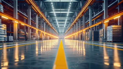 Streamlined Warehouse Traffic: Abstract Design