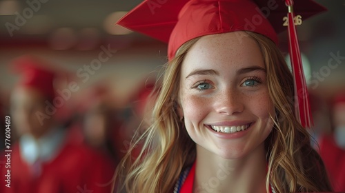 students receive their diplomas on graduation day, their smiles radiant as they celebrate the culmination of years of hard work and dedication, in stunning 16k full ultra HD.