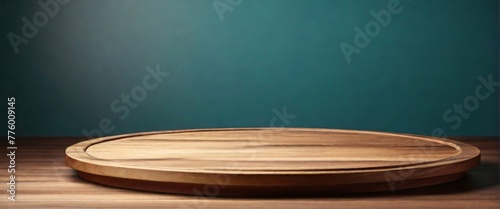 wood podium for display product. Background for cosmetic product branding, identity and packaging inspiration