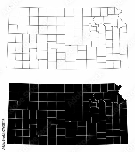 Kansas administrative maps