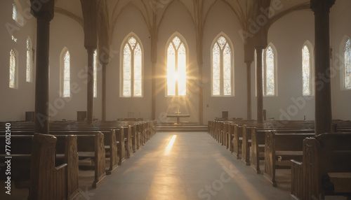 sun in church