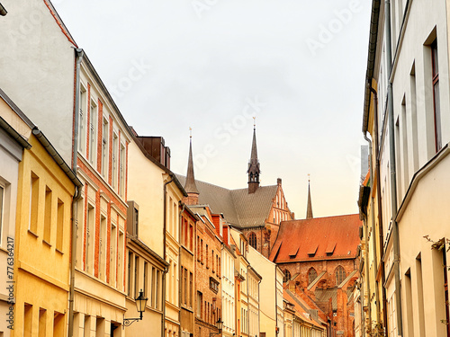 Townscape of Wismar, Germany