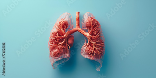 Human Anatomic Lung Model in Detail ,Human Lung System Model for Education ,Realistic Human Respiratory System Model